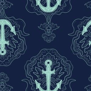 Anchors on Navy