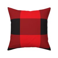 Black and Red Buffalo Plaid Pattern