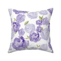Lavender watercolor rose