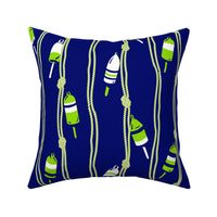 Oh Buoy!  |  Blue  •  Lime Green • White