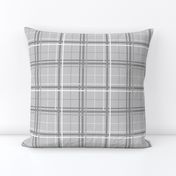 Summer Plaid: Pure Gray Plaid