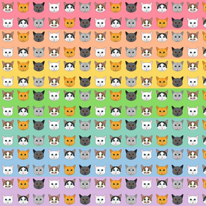 All the Cats in the Rainbow- Small Scale