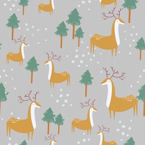 deers in christmas