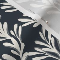 Botanical wallpaper white