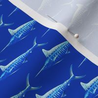 Striped Marlin in blues