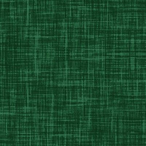 dark Forest Green Linen Look printed texture