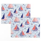 sailboats