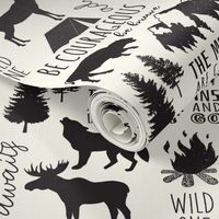 In the Wild Woodland // Wild One // Black and Ivory