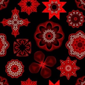 KAL Flowers Medley Red