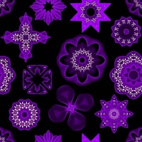 KAL Flowers Medley Purple