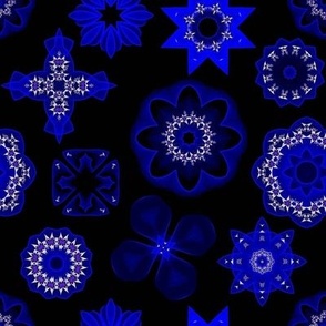 KAL Flowers Medley Blue