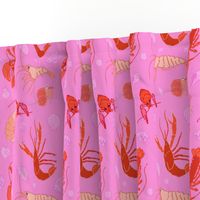 Dance of the Crustaceans in Conch Pink