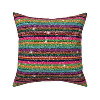 Glitter Serape stripe sparkles