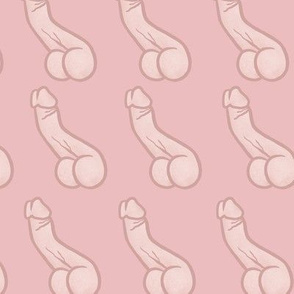 Repeating Penis in Pink - Large