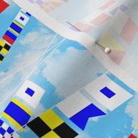 Maritime Signal Flags with Sailor Sayings