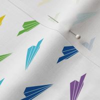 Paper Airplanes (Rainbow)