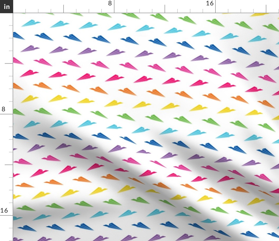 Paper Airplanes (Rainbow)