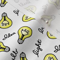 Light Bulb Idea / Yellow - Black  