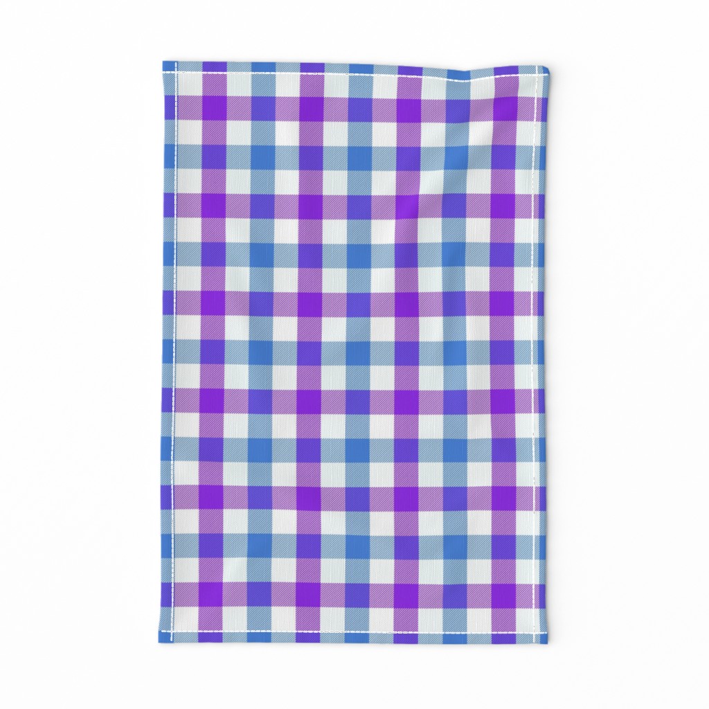 Plaid - Purple and Blue