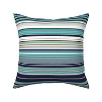 Colorful stripes |  16 – marine blue turquise green
