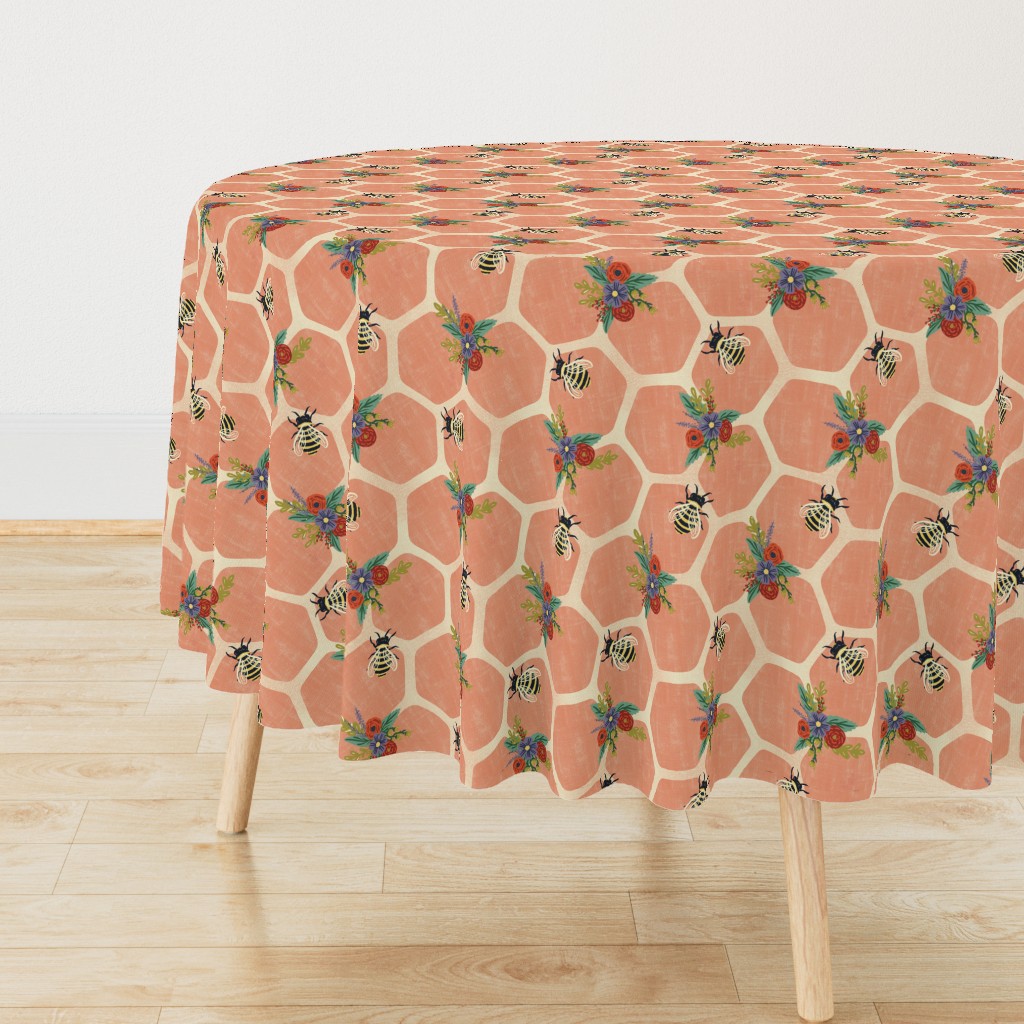 Sweet to the soul - Coral honeycomb - Large