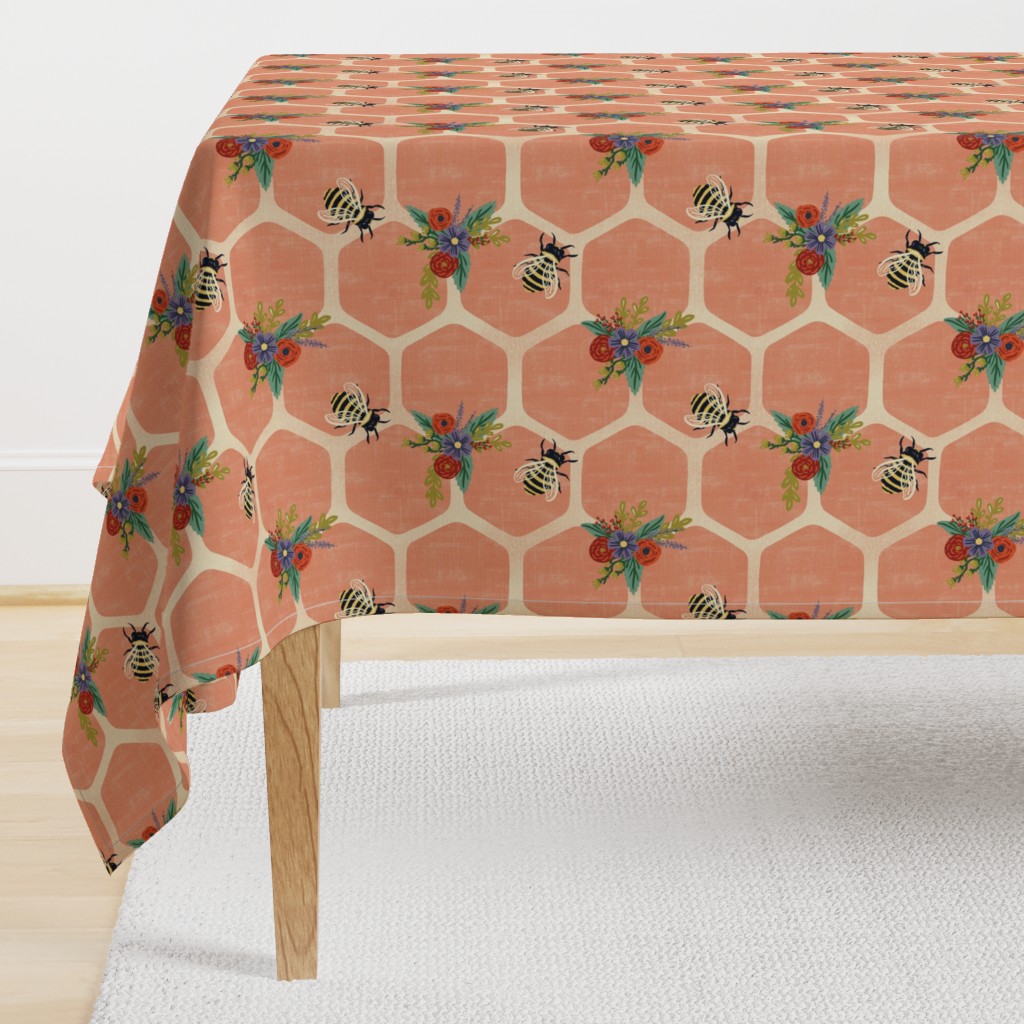 Sweet to the soul - Coral honeycomb - Large