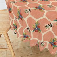 Sweet to the soul - Coral honeycomb - Large