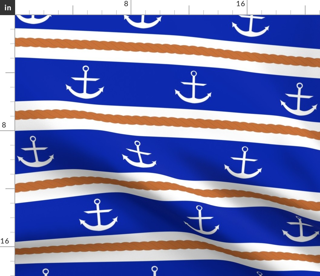 stripes and anchors