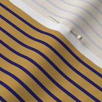 Stripes - gold with blue violet - vertical