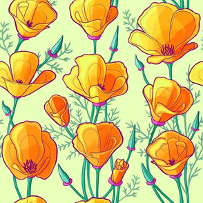 Superbloom California Poppies