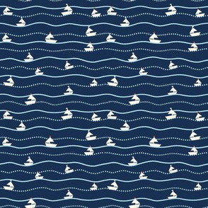 Boats and waves_navy