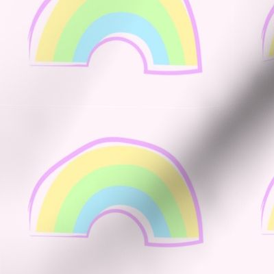 Pastel rainbows