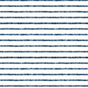 Nautical Navy Burlap stripes 7"