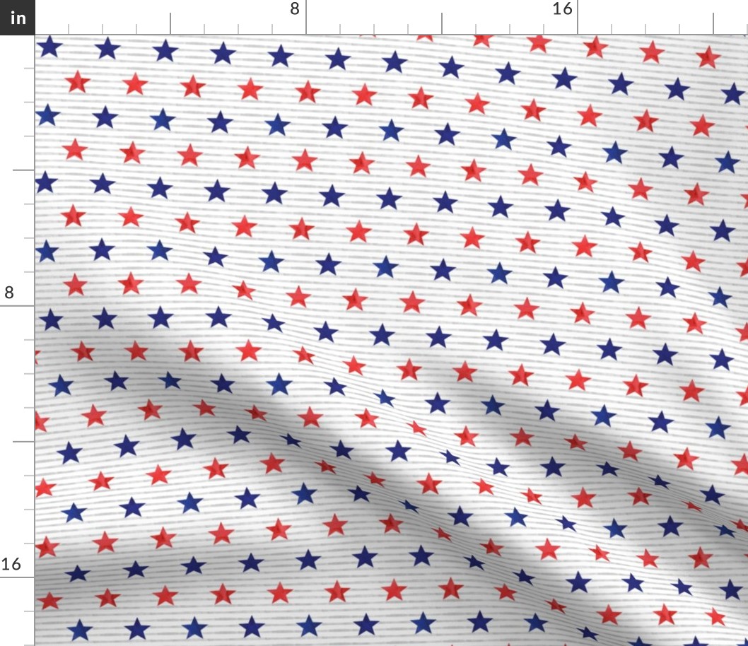 Stars and Stripes - Red and Blue - LAD19