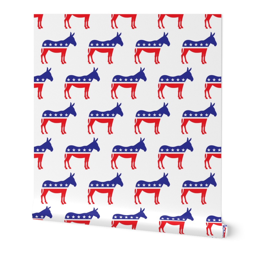 Democratic Party - Donkey - Red and blue - LAD19