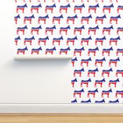 Democratic Party - Donkey - Red and blue - LAD19