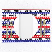 VOTE - Red & blue - political party election - LAD19