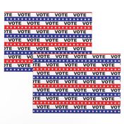 VOTE - Red & blue - political party election - LAD19