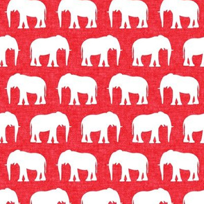 Elephants on red - political party - election - Republican Party - LAD19