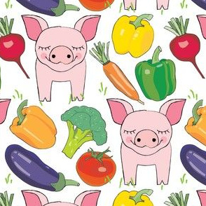 pigs-and veggies