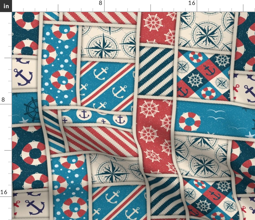 Nautical patchwork