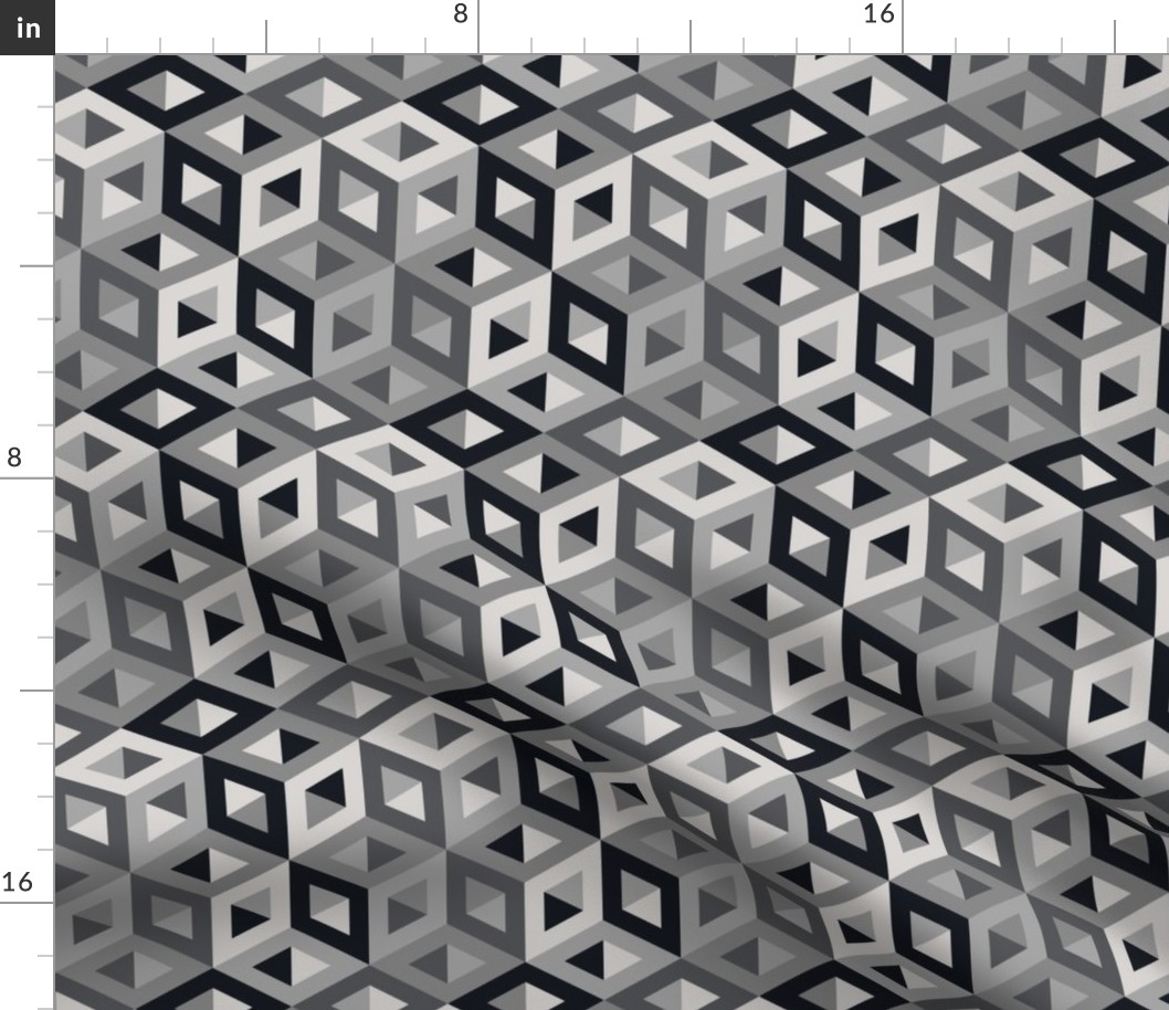 3D Optical Pattern Black and White-01