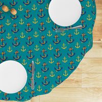 Nautical Anchor (Turquoise)