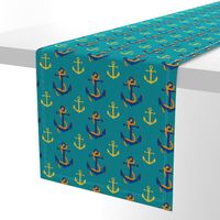 Nautical Anchor (Turquoise)