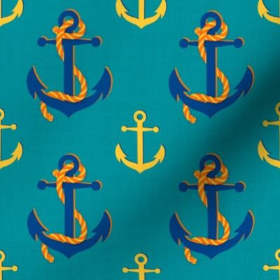 Nautical Anchor (Turquoise)