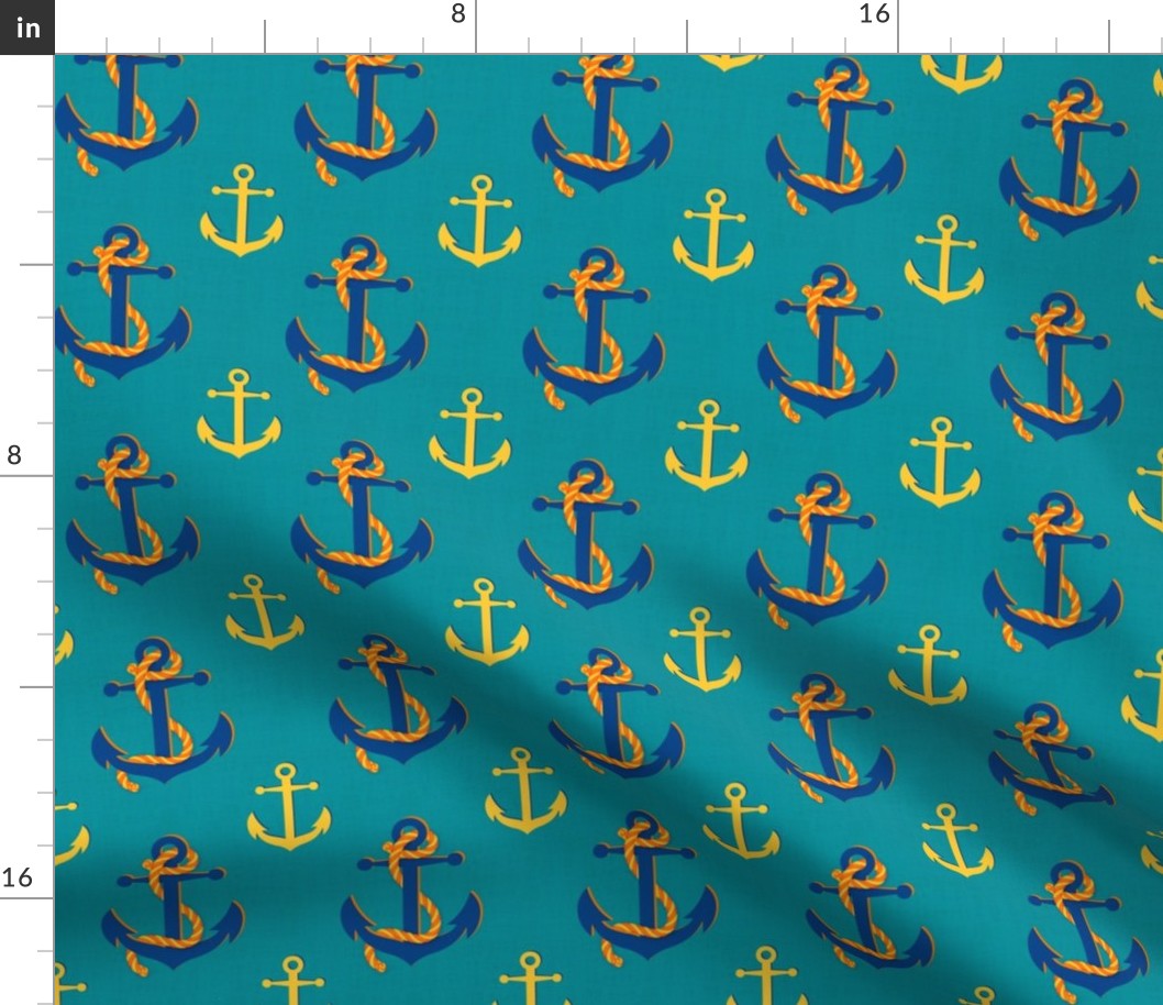 Nautical Anchor (Turquoise)