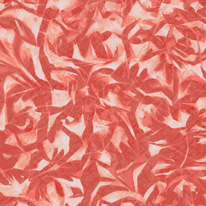 leaves_coral_red