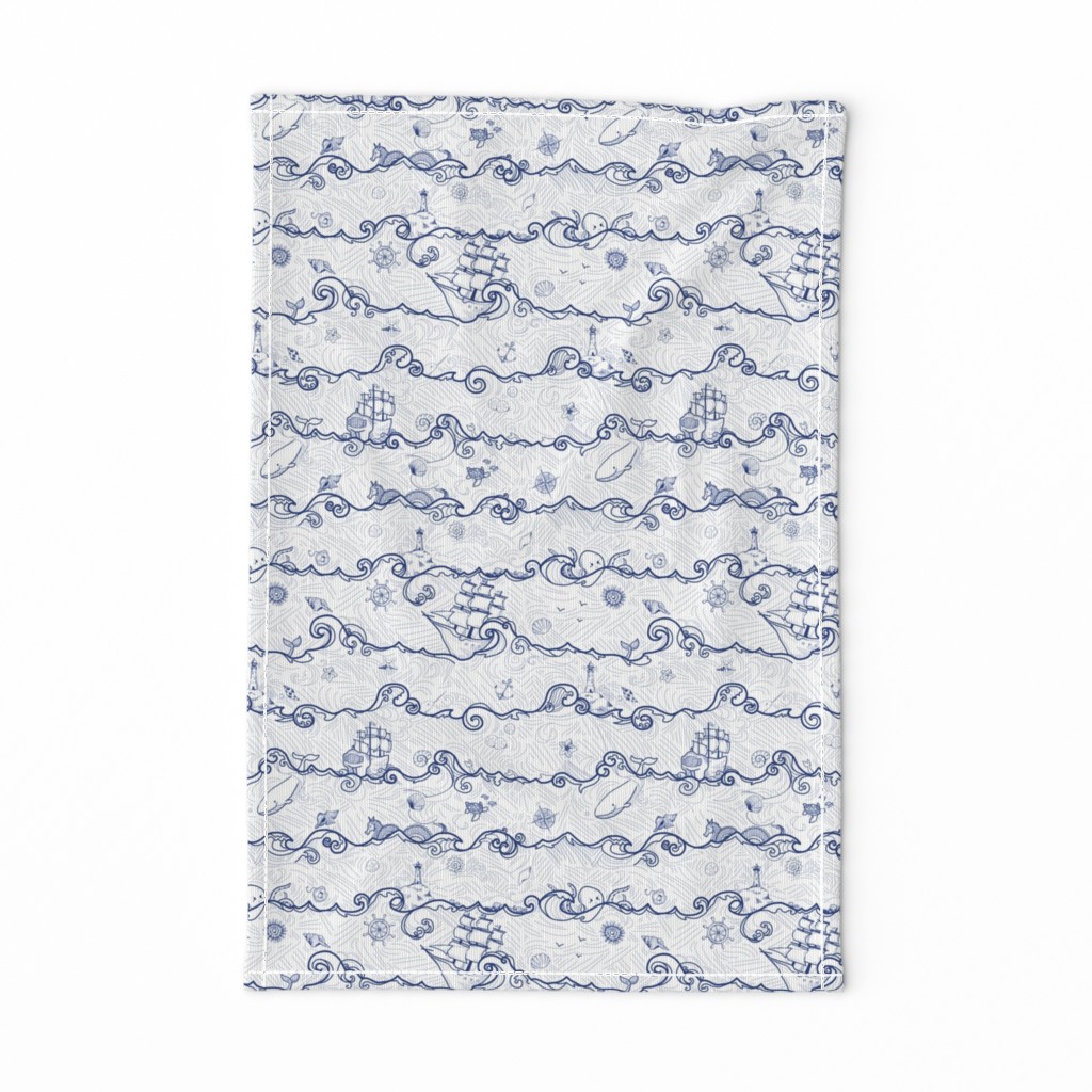 Seafaring Adventure // navy and white