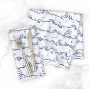 Seafaring Adventure // navy and white