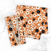 cute orange nursery print